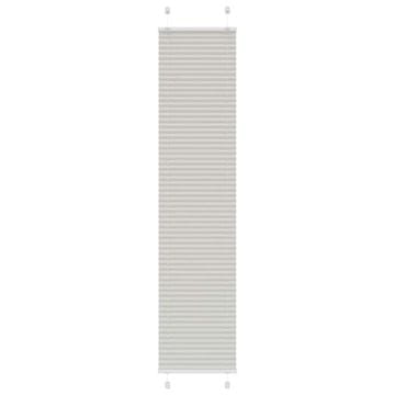 Vidaxl Plisirana zavjesa svijetlosiva 40x200 cm širina tkanine 39,4 cm