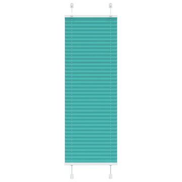 Vidaxl Plisirana zavjesa petrolej zelena 40x100 cm širina tkanine