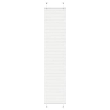 Vidaxl Plisirana zavjesa Bijela 40x200 cm Širina tkanine 39,4 cm