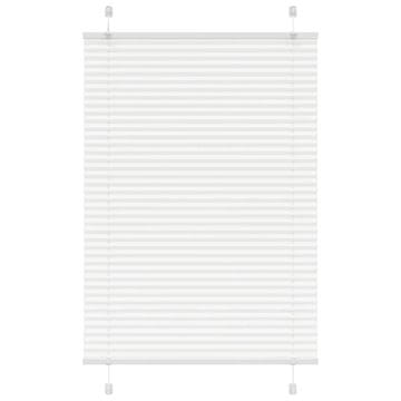 Vidaxl Plisirana roleta bijela 95x100 cm širina tkanine 94,4 cm