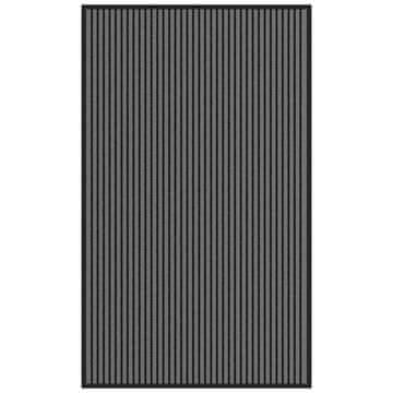 Vidaxl Otirač za vrata prugast crno-siv 90x150 cm