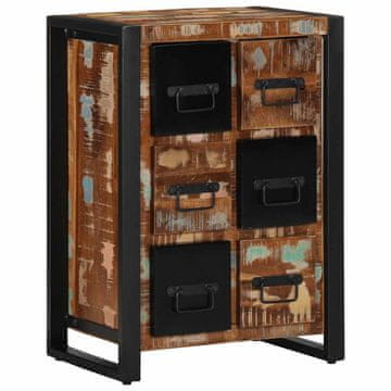 Vidaxl Komoda s ladicama 50x35x70 cm Puno reciklirano drvo