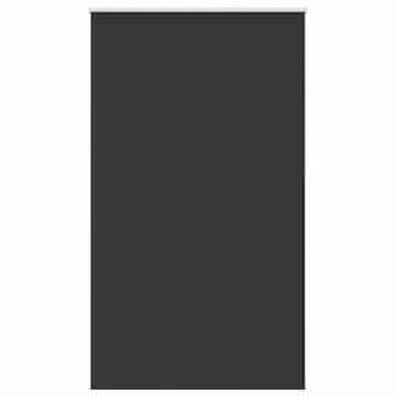 Vidaxl Rolo zavjesa Blackout Black 135x210 cm Širina tkanine 131,6 cm