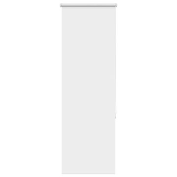 Vidaxl Rolo zavjesa Blackout bijela 40x130 cm Širina tkanine 35,7 cm