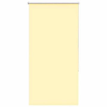 Vidaxl Zamračujuća rolo zavjesa žuta 80x130 cm Širina tkanine 75,7 cm