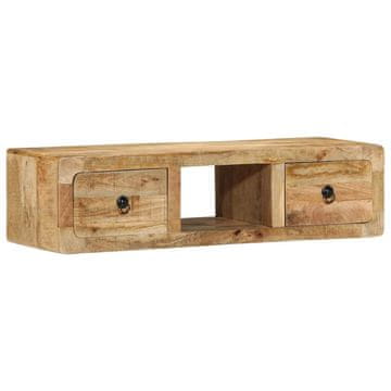 Vidaxl Zidni TV ormarić 100x32x25 cm Masivno, neobrađeno drvo manga