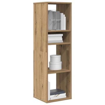 Vidaxl Polica za knjige Artisan hrast 34x31x112 cm