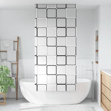 Vidaxl Rolo zavjesa za tuš 90x240 cm Širina tkanine 86 cm
