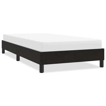Vidaxl Okvir kreveta bez madraca crni 90x220 cm baršun