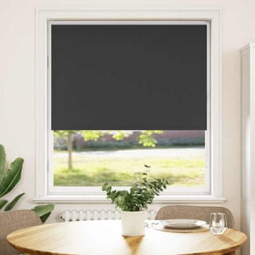 Vidaxl Zamračujuća rolo zavjesa Crna 100x130 cm Širina tkanine 95,7 cm
