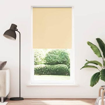 Vidaxl Bež rolo zavjesa za zamračivanje 105x210 cm Širina tkanine 100,7 cm
