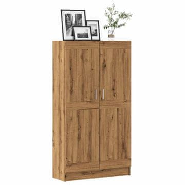 Vidaxl Polica za knjige Artisan hrast 82,5 x 30,5 x 150 cm