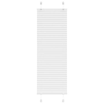 Vidaxl Plisirana zavjesa Bijela 40x100 cm Širina tkanine 39,4 cm