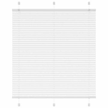 Vidaxl Plisirana zavjesa Bijela 115x150 cm Širina tkanine 114,4 cm