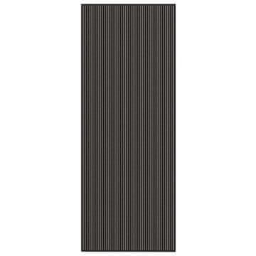 Vidaxl Otirač za vrata prugast crno-siv 115x300 cm