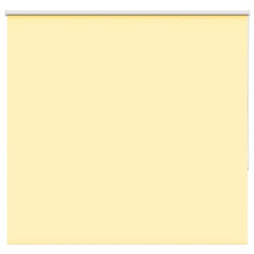 Vidaxl Rolo zavjesa Blackout žuta 160x150 cm Širina tkanine 156,6 cm