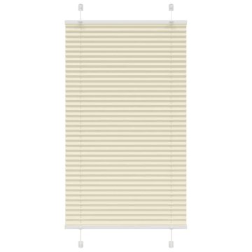 Vidaxl Plisirana zavjesa krem boje 70x150 cm Širina tkanine 69,4 cm