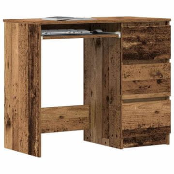 Vidaxl Radni stol Staro drvo 90x45x76 cm Lijepljeno drvo