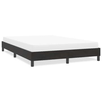 Vidaxl Okvir kreveta bez madraca crni 140x220 cm baršun
