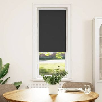 Vidaxl Zamračujuća rolo zavjesa Crna 50x150 cm Širina tkanine 45,7 cm