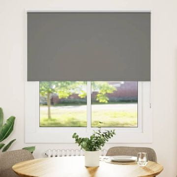 Vidaxl Zamračujuća rolo zavjesa siva 125x150 cm Širina tkanine 121,6 cm