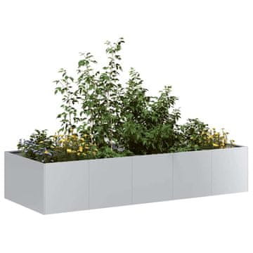 Vidaxl Tegla za cvijeće 200x80x40 cm Pocinčani čelik