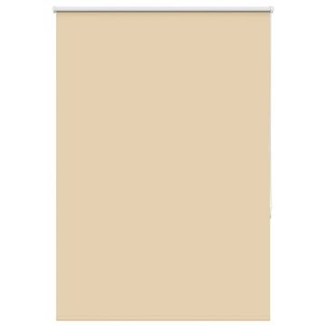 Vidaxl Rolo zavjesa Blackout Bež 100x175 cm Širina tkanine 95,7 cm