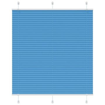 Vidaxl Plisirana roleta plava 120x150 cm širina tkanine 119,4 cm