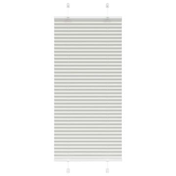Vidaxl Plisirana roleta svijetlosiva 55x150 cm širina tkanine 54,4 cm
