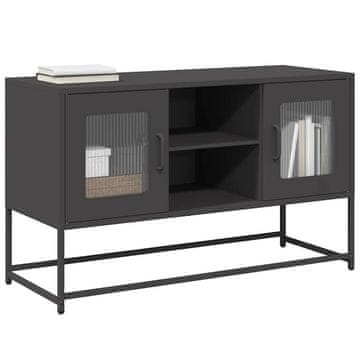 Vidaxl TV stalak crni 100,5 x 39 x 60,5 cm čelik