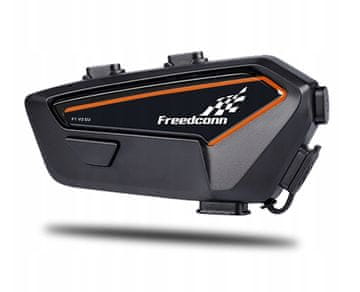 slomart Motociklistički interkom FreedConn F1 V2 EU, narančasti/crni
