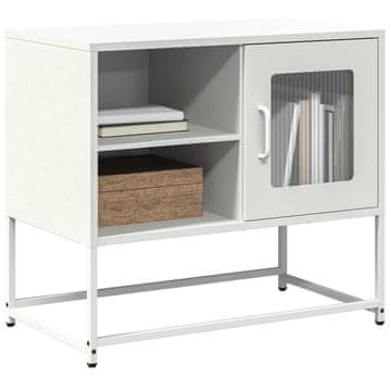 Vidaxl TV stalak bijeli 68x39x60,5 cm čelik