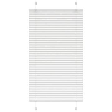 Vidaxl Plisirana zavjesa Bijela 80x100 cm Širina tkanine 79,4 cm