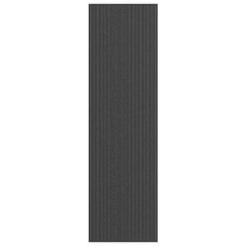 Vidaxl Otirač za vrata prugast crno-siv 115x400 cm