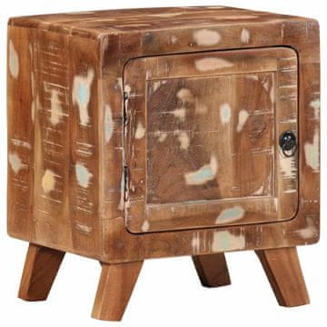 Vidaxl Noćni ormarić 40x32x46 cm Masivno reciklirano drvo