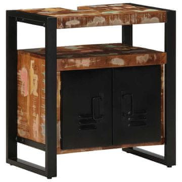 Vidaxl Kupaonski ormarić za umivaonik 55x35x60 cm Masivno reciklirano drvo