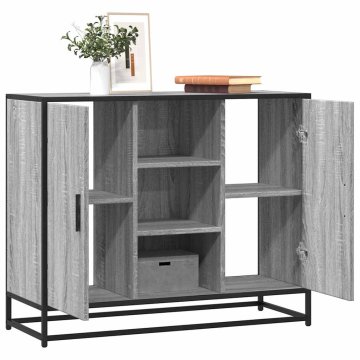 Vidaxl Ormarić, sivi hrast sonoma, 92x35x76 cm, materijal na bazi drva