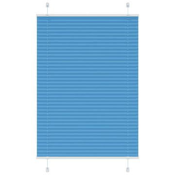 Vidaxl Plisirana roleta plava 95x150 cm širina tkanine 94,4 cm