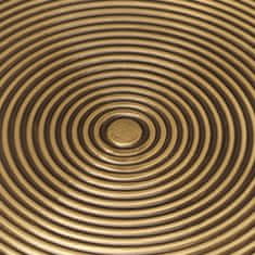 Vidaxl Stolići za kavu 2 kom mesing i crni metal