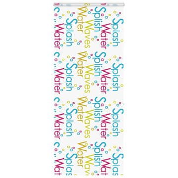 Vidaxl Rolo zavjesa za tuš s kazetom 110x240 cm širina tkanine 106 cm