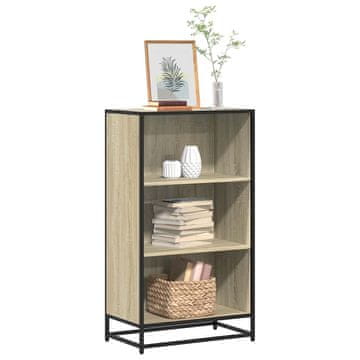 Vidaxl Polica za knjige, hrast Sonoma, 60x35x107,5 cm