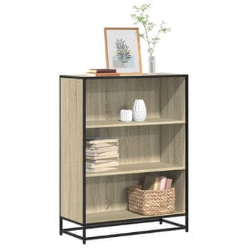 Vidaxl Polica za knjige, hrast Sonoma, 80,5 x 35 x 107,5 cm