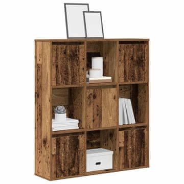 Vidaxl Polica, Staro drvo, 89x24x101,5 cm, Materijal na bazi drva
