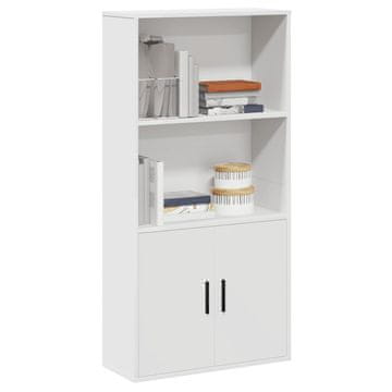Vidaxl Polica za knjige, bijela, 60x24x120 cm