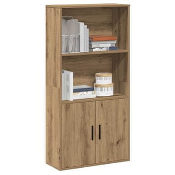 Vidaxl Polica za knjige, Artisan hrast, 60x24x120 cm