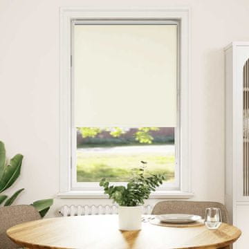 Vidaxl Zamračujuća rolo zavjesa prljavo bijela 85x130 cm širina tkanine