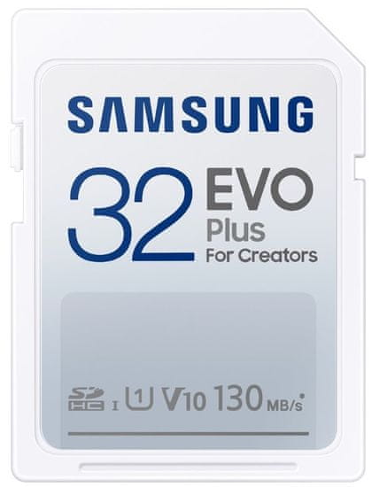 Samsung SDHC memorijska kartica, 32 GB EVO Plus, U1, V10, UHS-I