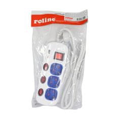 Roline 3x220V produžni kabel s prekidačima 2xUSB TipA-C 1,5 m 19.07.2344-20