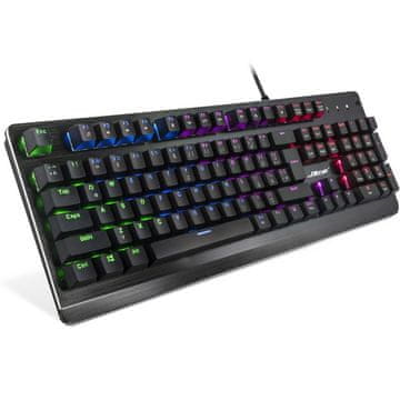 Inter-tech Nitrox NK-2000ME žičana RGB mehanička gejmerska tipkovnica s slovenskim rasporedom