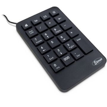 Inter-tech KB-120 USB 23-tipkovna žičana mini numerička tipkovnica